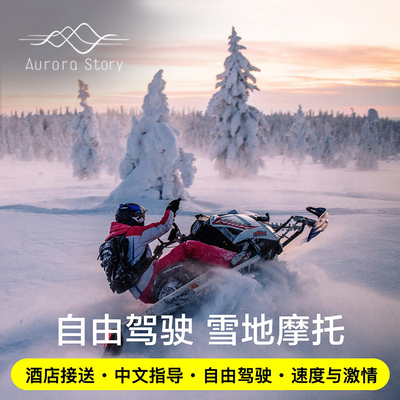 【黄刀镇】雪地摩托车 速度与激情 穿树林 横穿冰湖